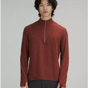 Lululemon Men's Surge Warm Half-Zip - NWT - Red Rock Carnation Red - Size XXL
